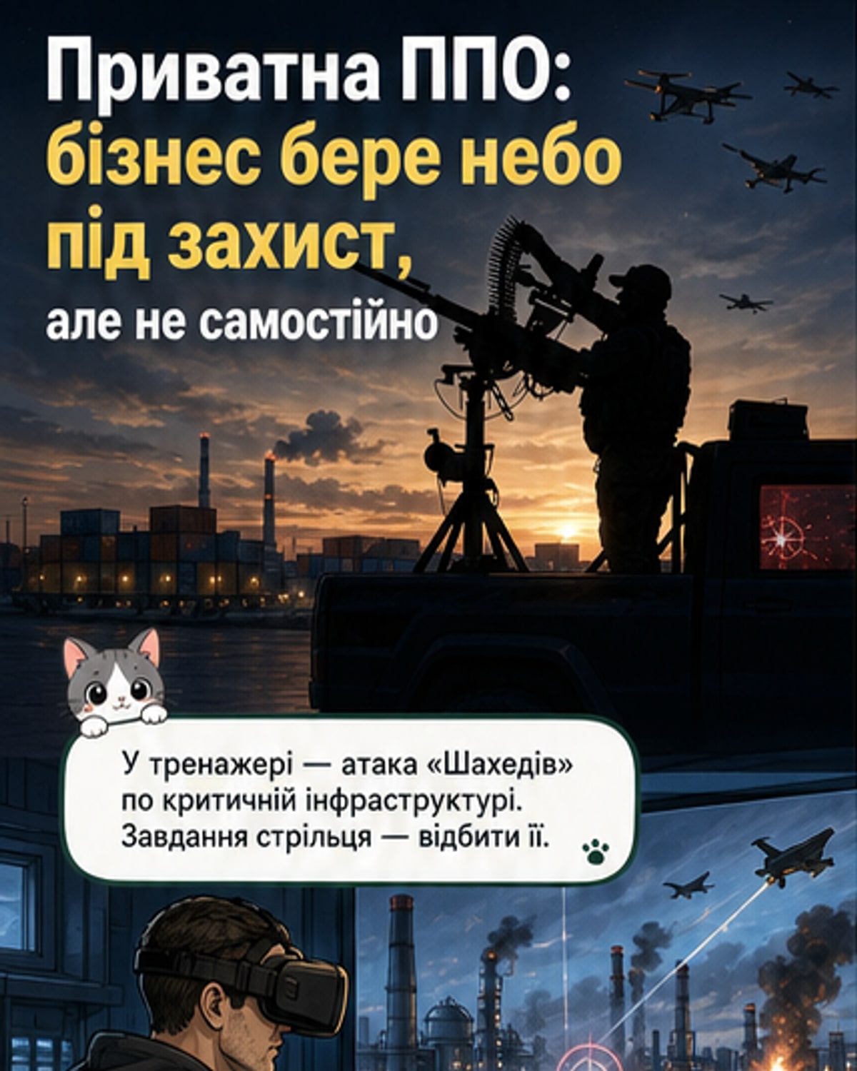 Приватна ППО: новий фронт у повітряній війні