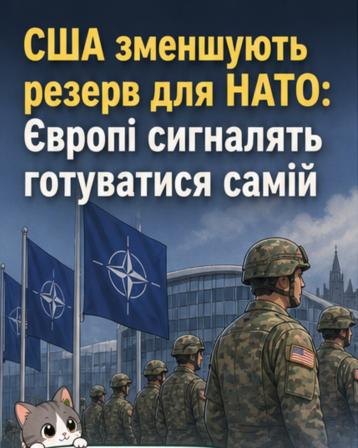 США скорочують військовий резерв для НАТО