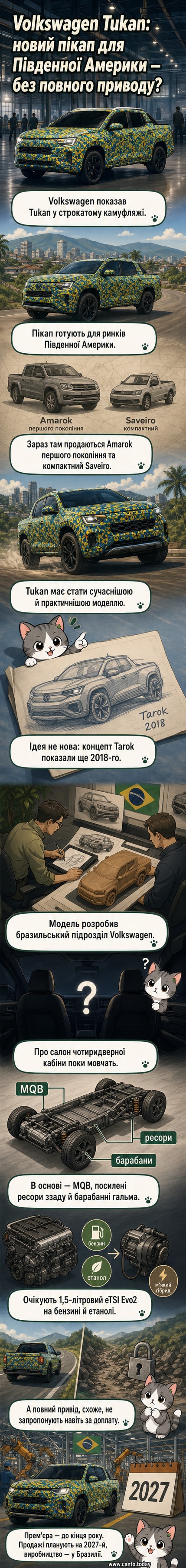 Прототип пікапа Volkswagen Tukan у камуфляжному оформленні на відкритій місцевості