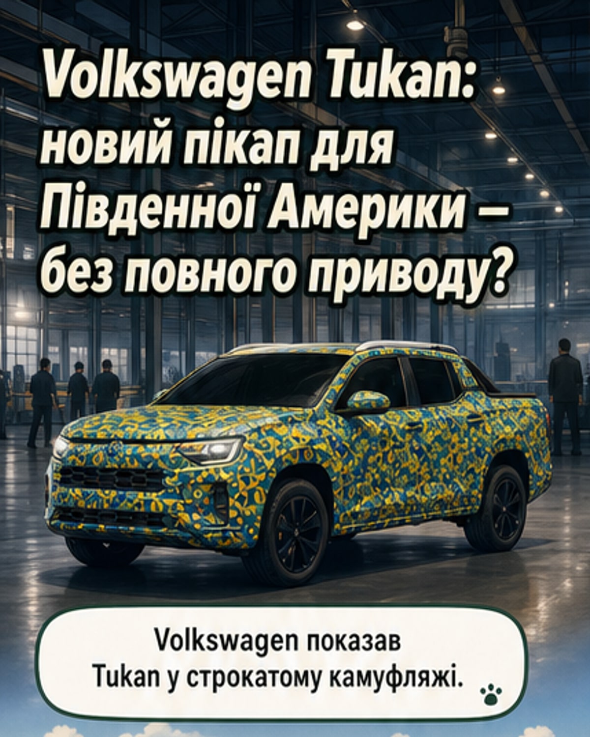 Volkswagen випускає новий пікап для Південної Америки