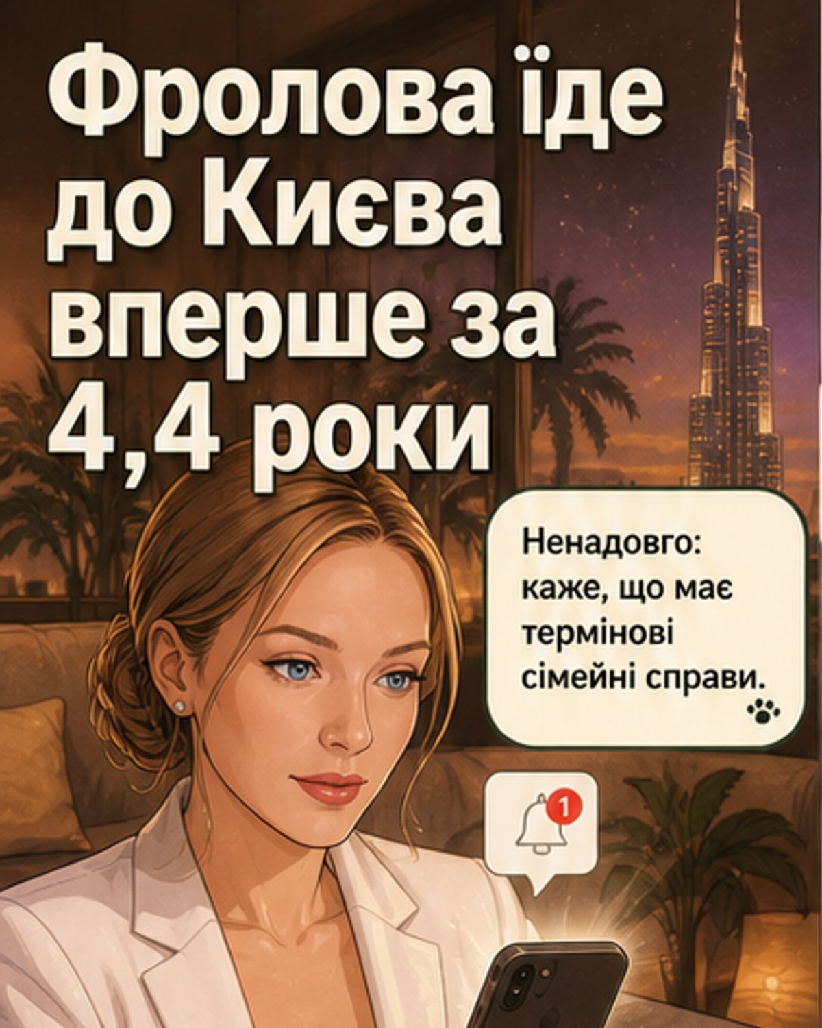 Василіса Фролова повернулася в Україну