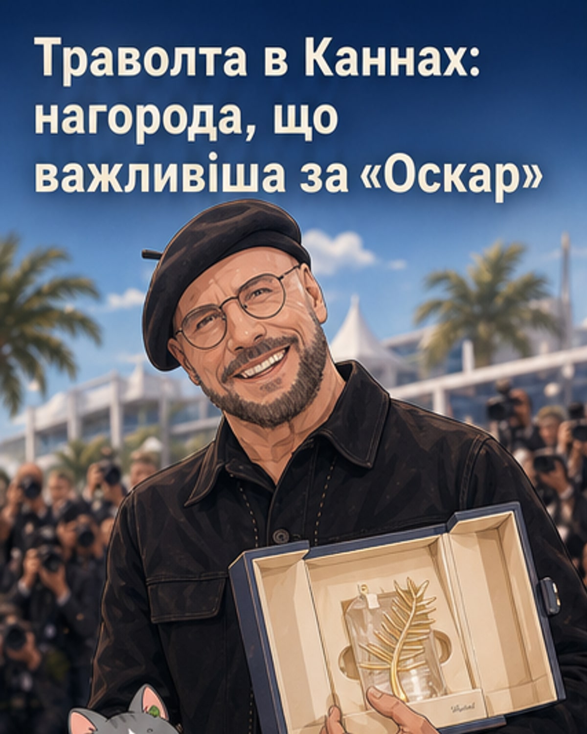 Траволта отримав пальмову гілку замість «Оскара»