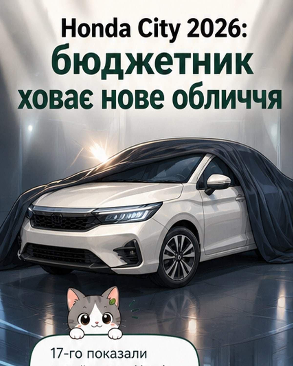 Оновлений Honda City 2026: новий вигляд
