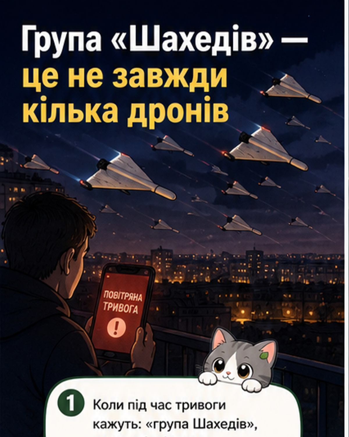 Скільки Шахедів у одній групі?