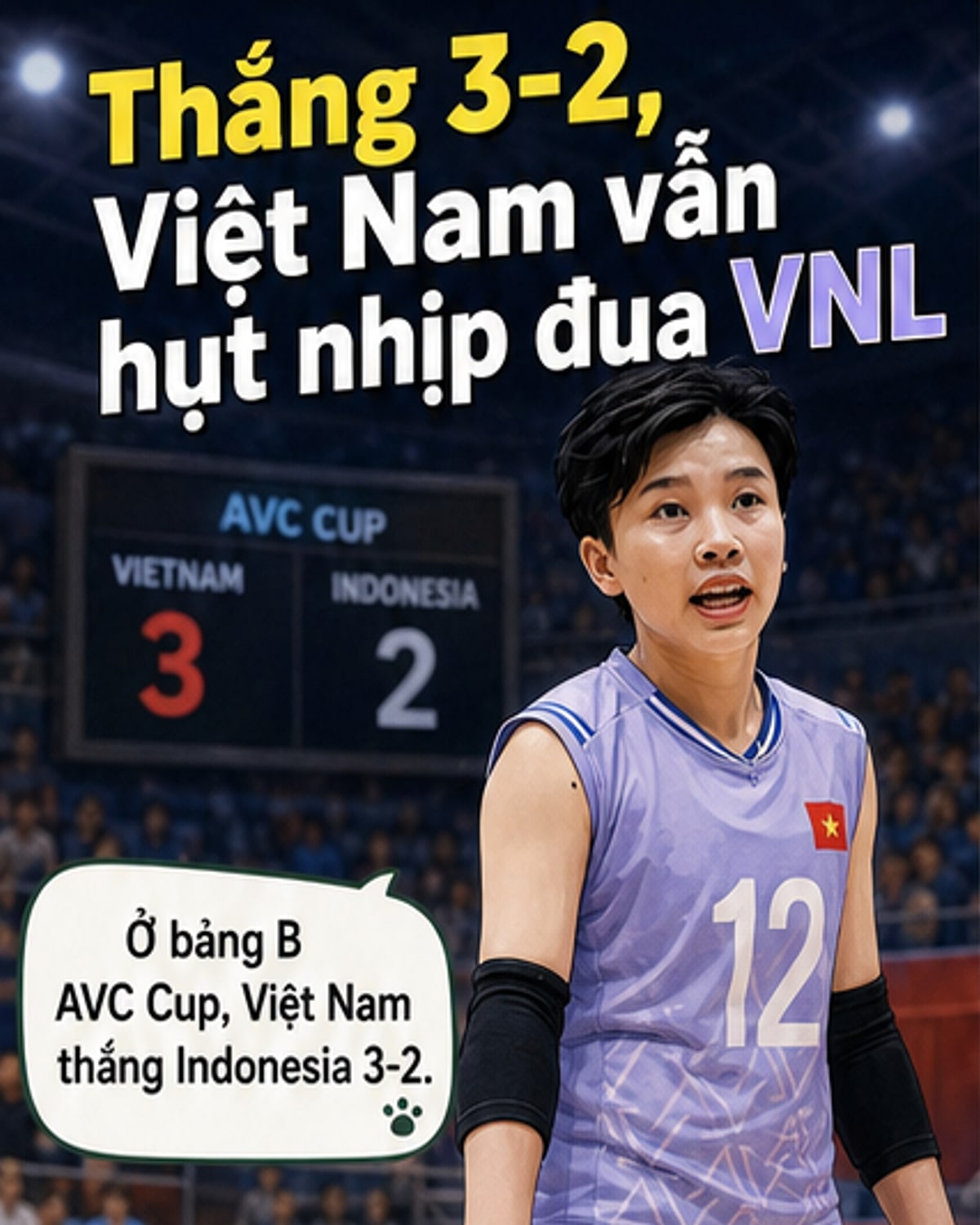 Việt Nam hụt bước trong cuộc đua VNL
