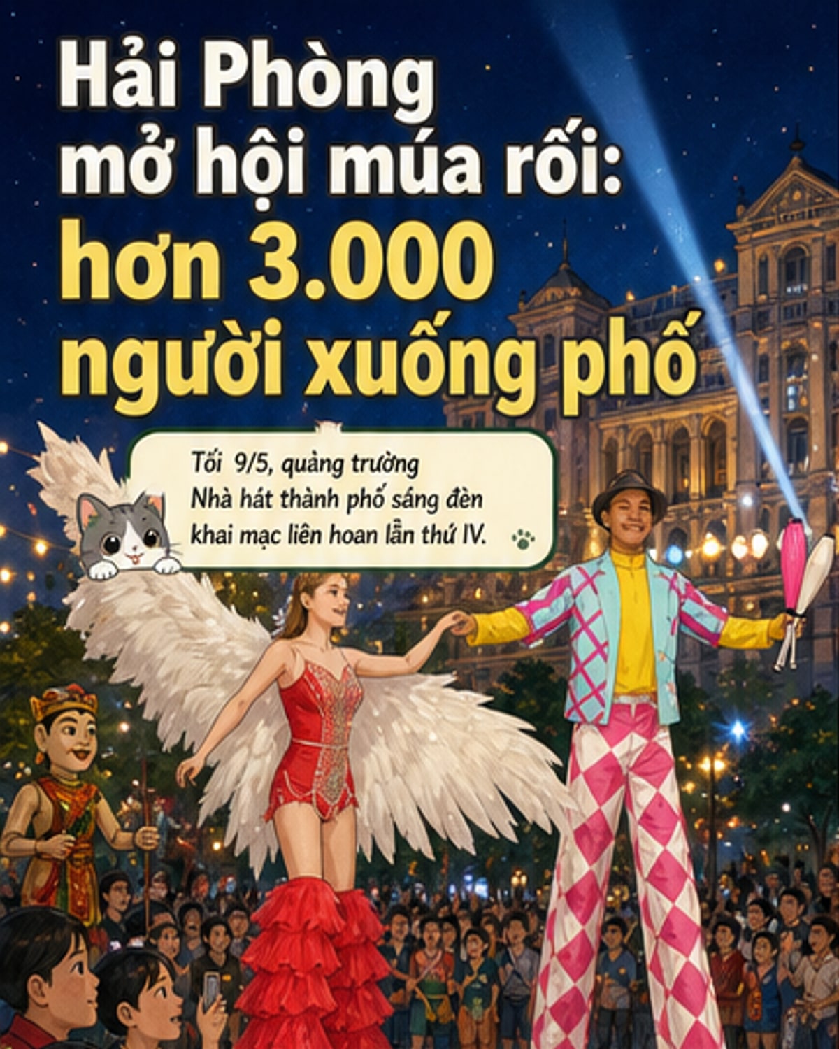 3.000 nghệ sĩ đổ về Hải Phòng biểu diễn