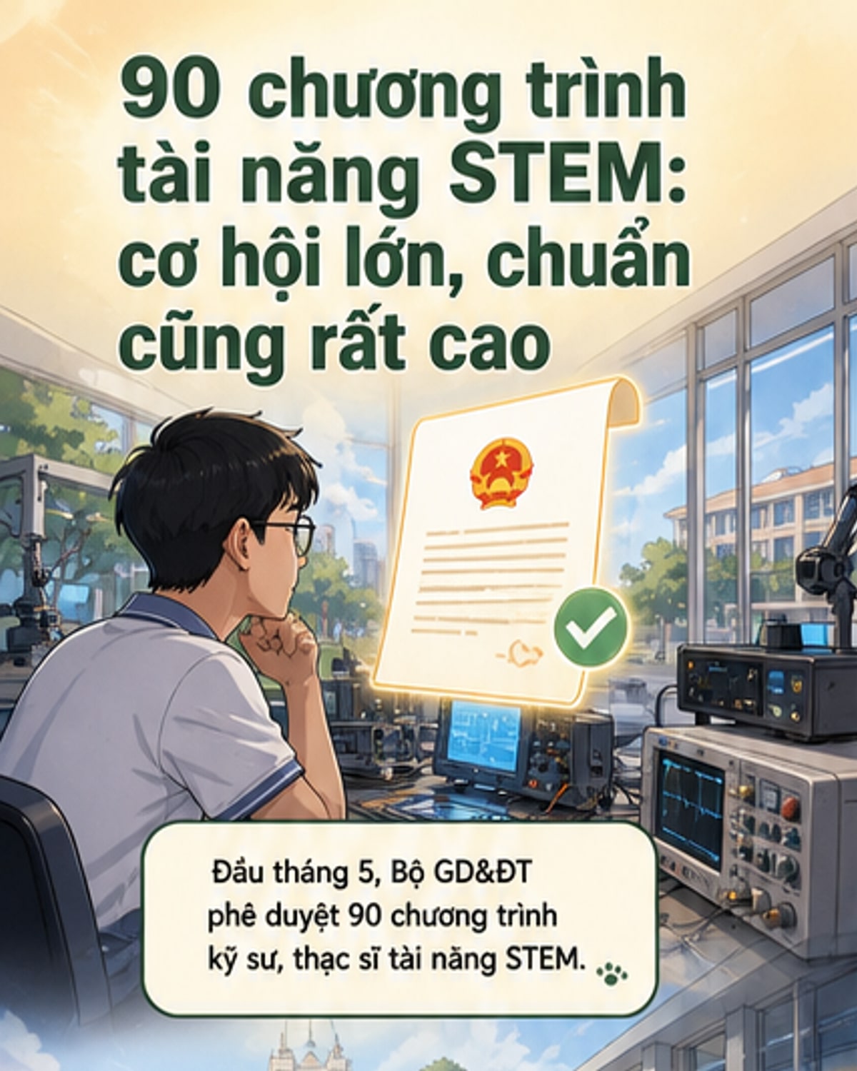 90 chương trình đào tạo kỹ sư, thạc sĩ tài năng được phê duyệt