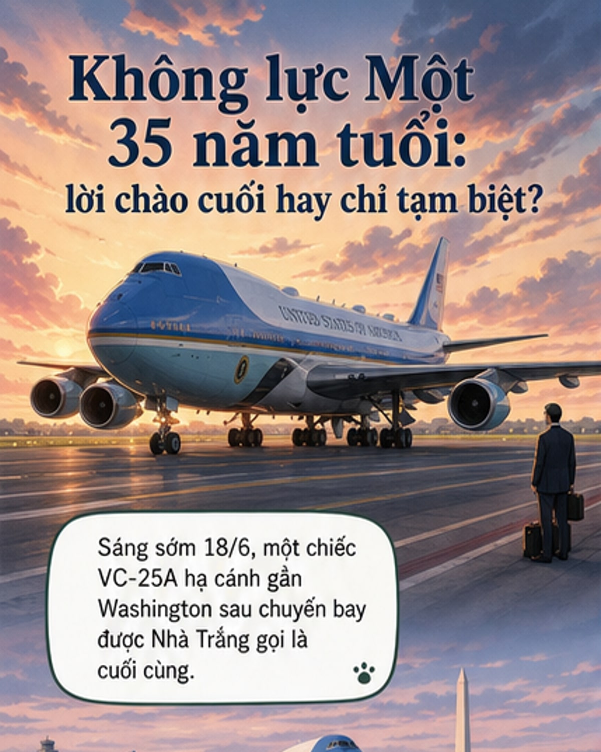 Nhà Trắng chia tay 'pháo đài trên không' 35 năm