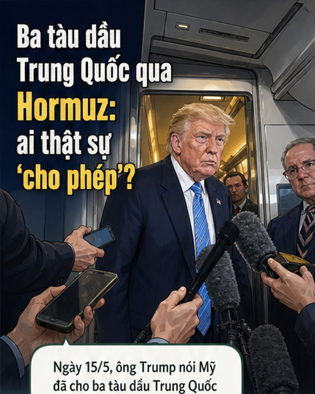 Mỹ cho phép tàu Trung Quốc qua Hormuz