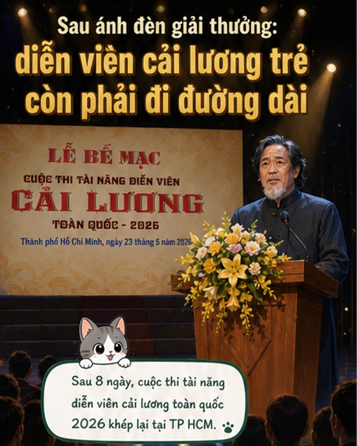 NSND Trần Ngọc Giàu đặt niềm tin nơi tài năng trẻ
