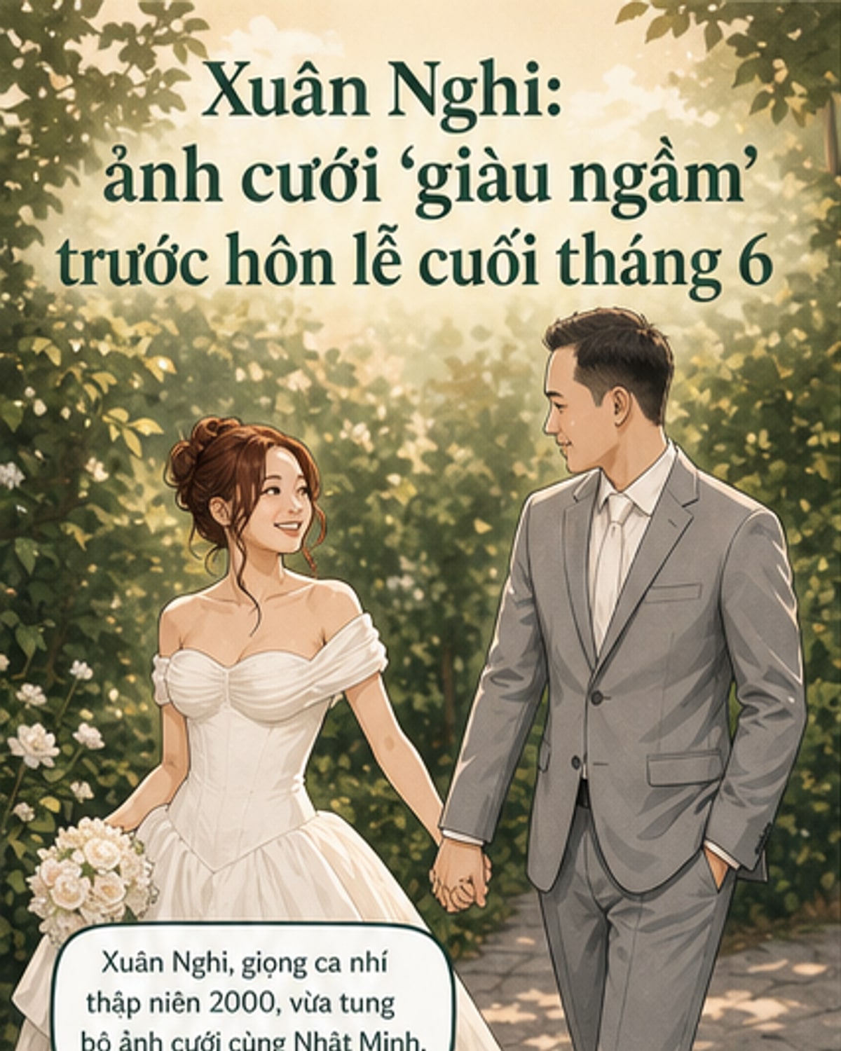 Xuân Nghi chụp ảnh cưới phong cách 'giàu ngầm'