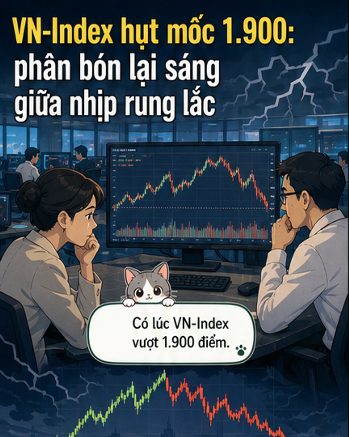 VN-Index điều chỉnh mạnh, ngành phân bón bứt phá