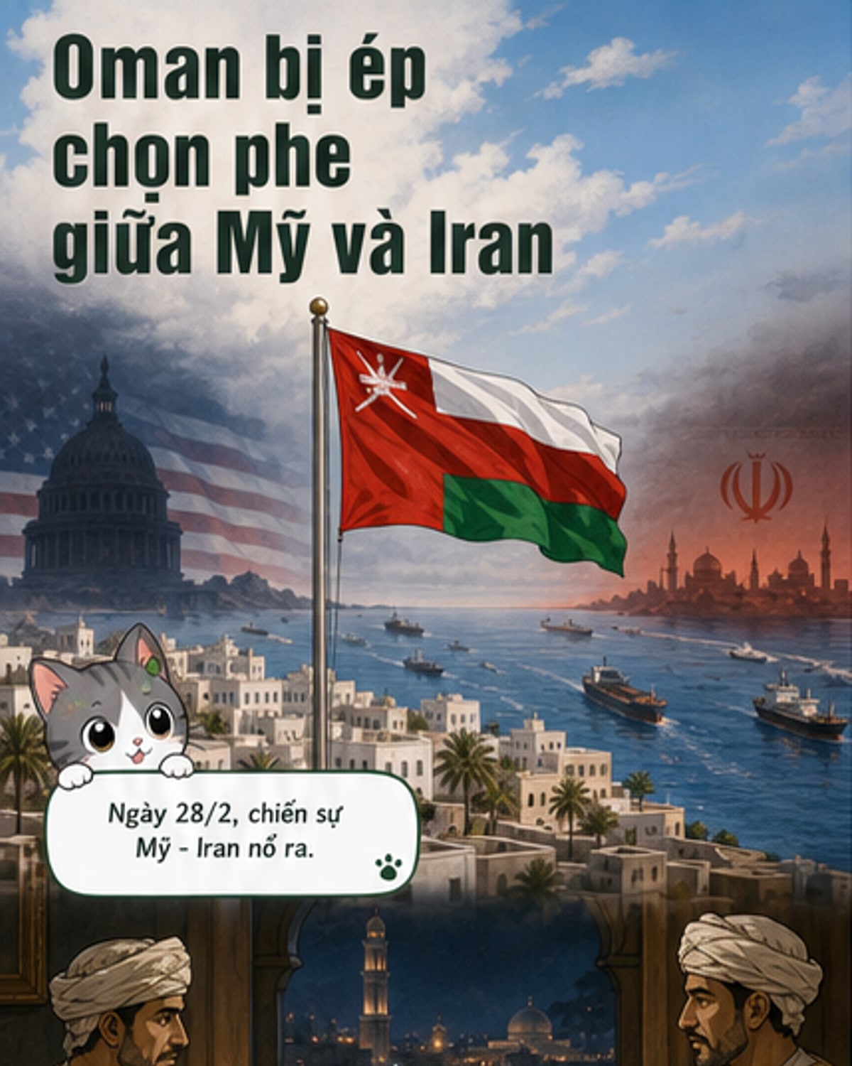 Oman giữa lằn ranh Mỹ và Iran