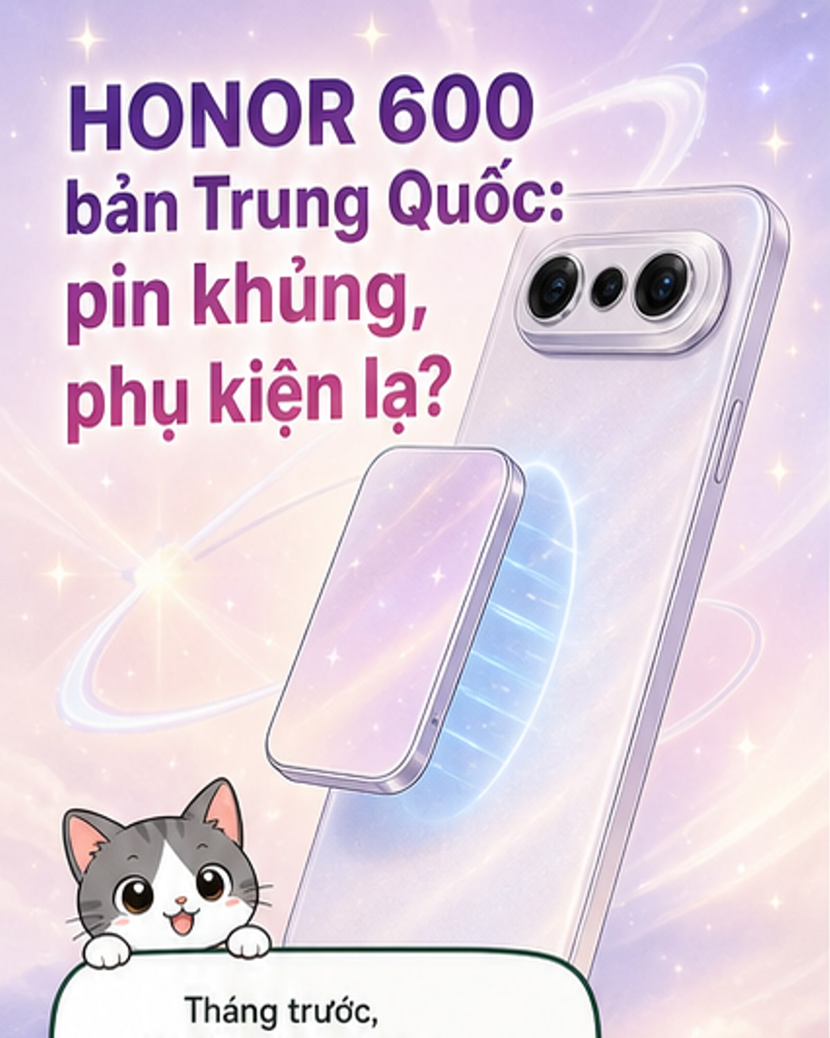 HONOR 600 Series ra mắt phiên bản pin 'khủng'
