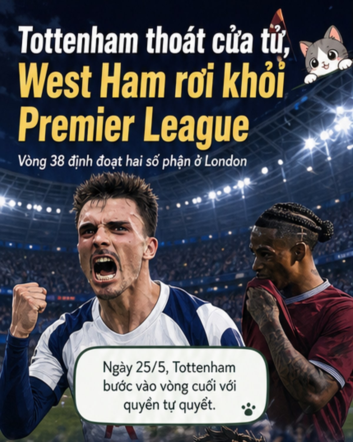 Tottenham thoát hiểm ngoạn mục