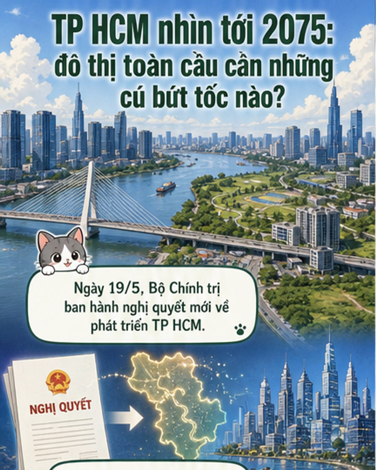 TP HCM hướng đến đô thị toàn cầu 2075