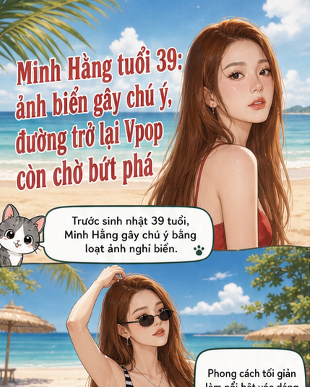 Minh Hằng ở tuổi 39: Tái xuất âm nhạc và vai diễn kinh dị