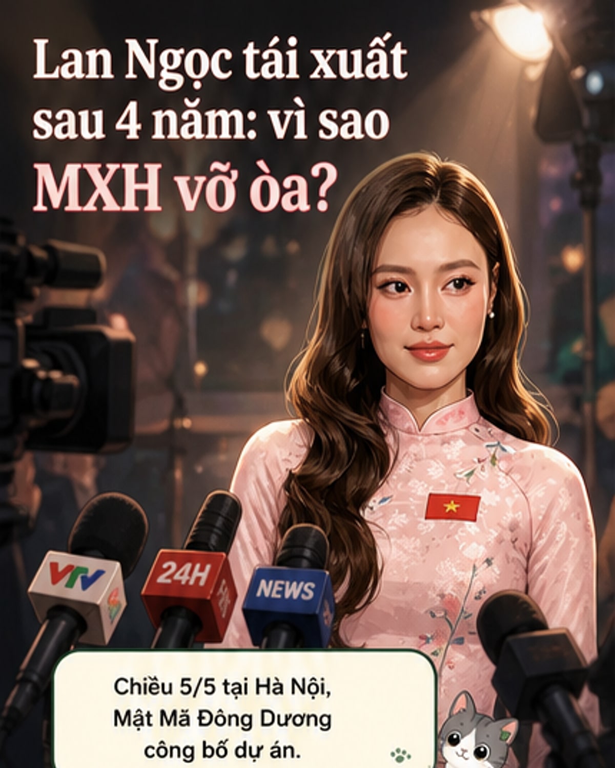 Lan Ngọc tái xuất sau 4 năm vắng bóng