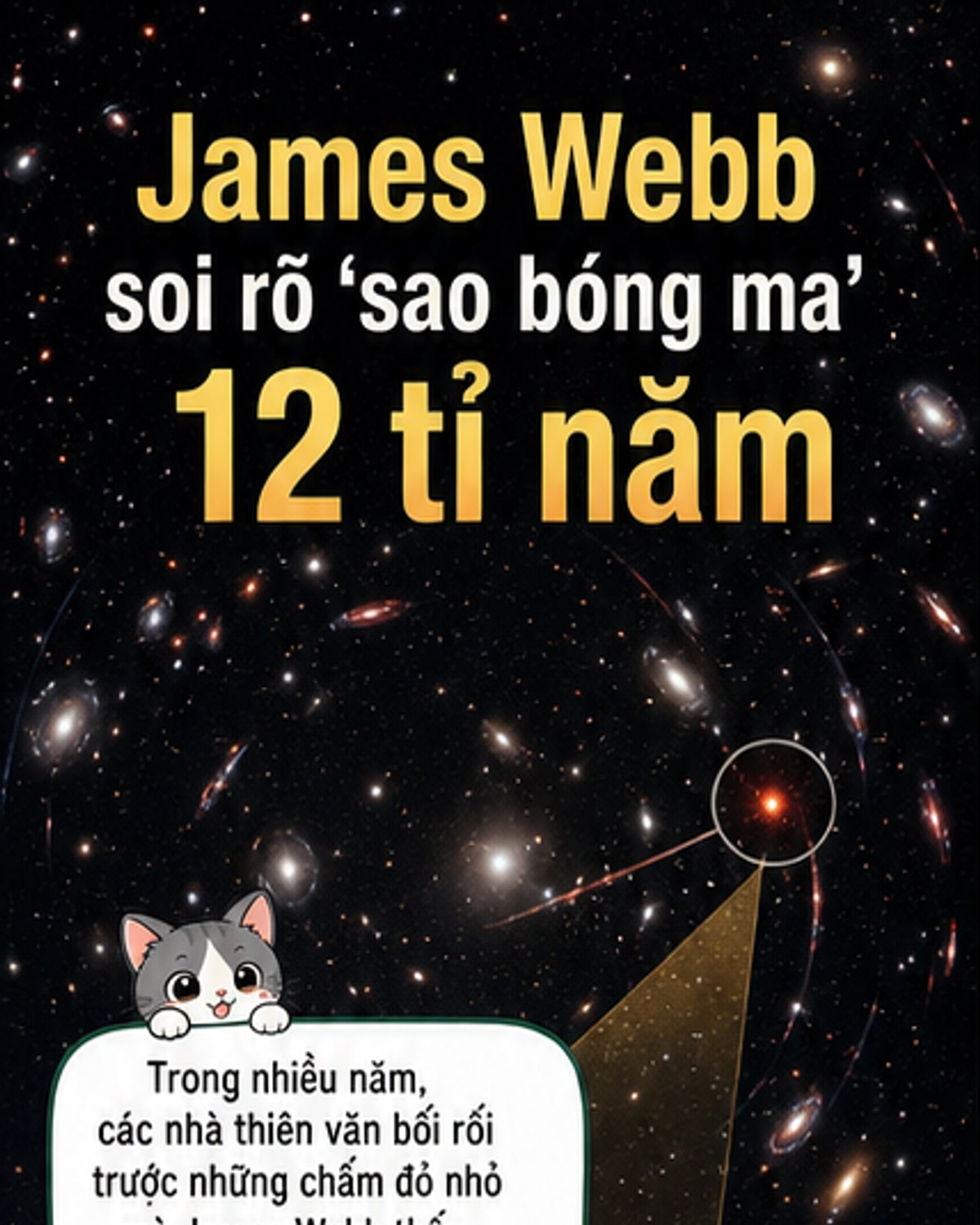 Sao 'bóng ma' từ 12 tỉ năm trước