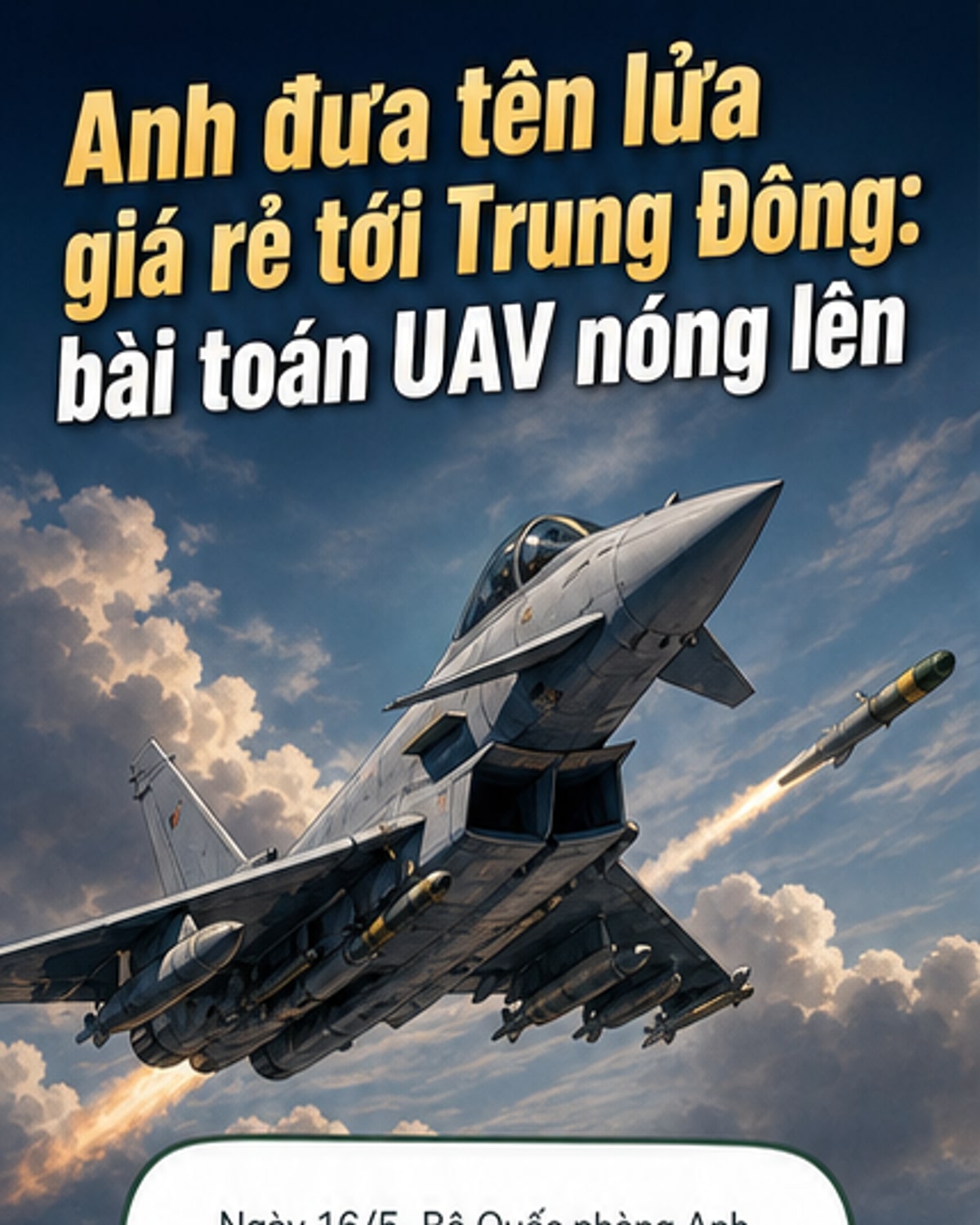 Anh triển khai vũ khí mới tại Trung Đông