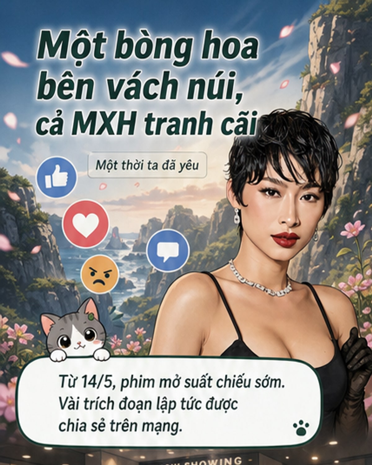 Phim Quỳnh Thy gây tranh cãi vì thoại gượng