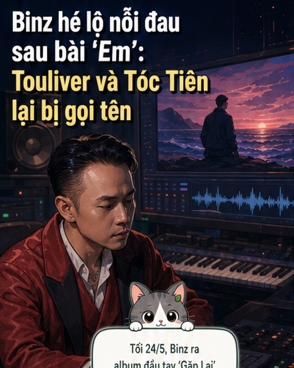 Binz kể nỗi đau chia tay của Touliver qua ca khúc 'Em'