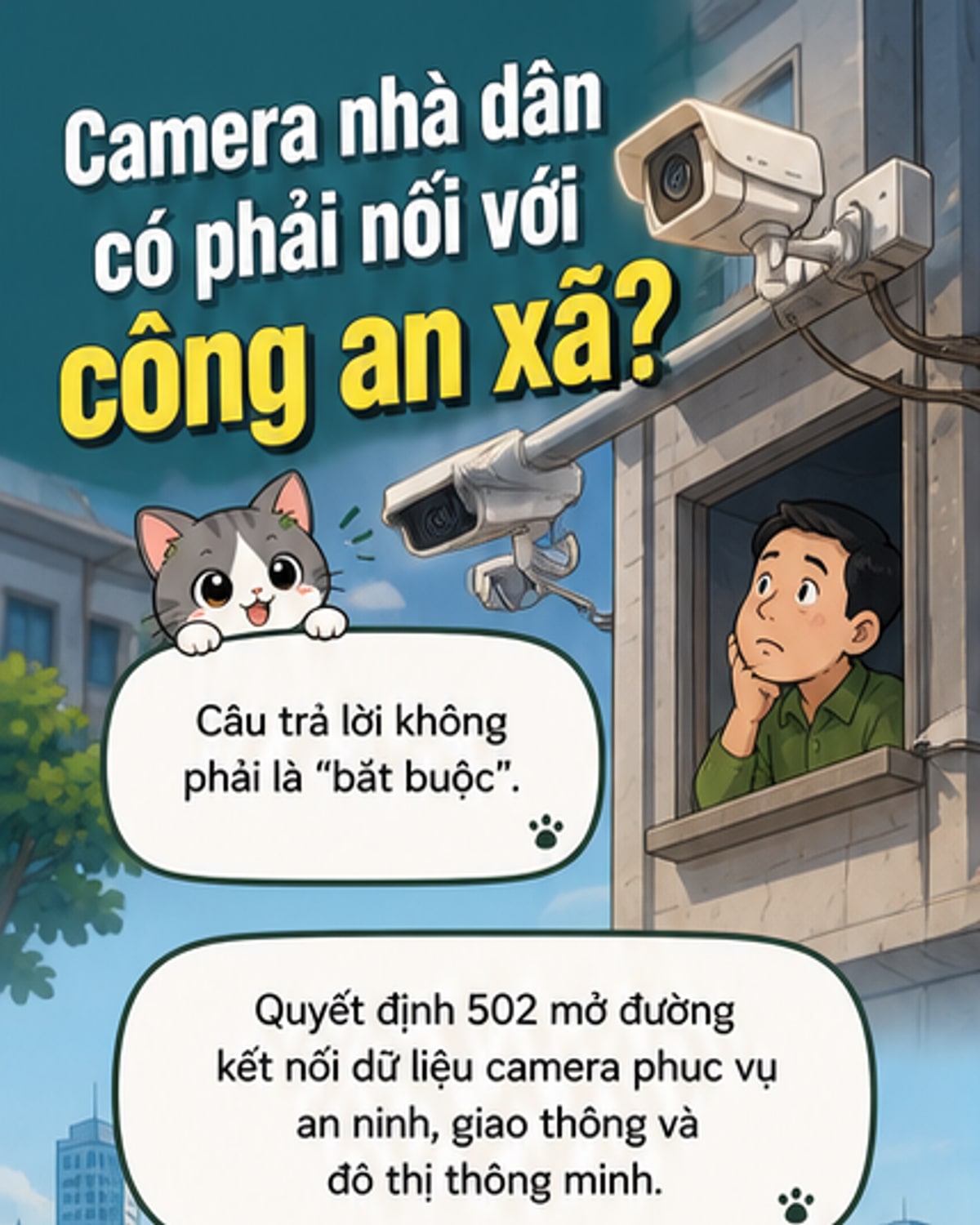 Người dân có phải chia sẻ camera với công an?