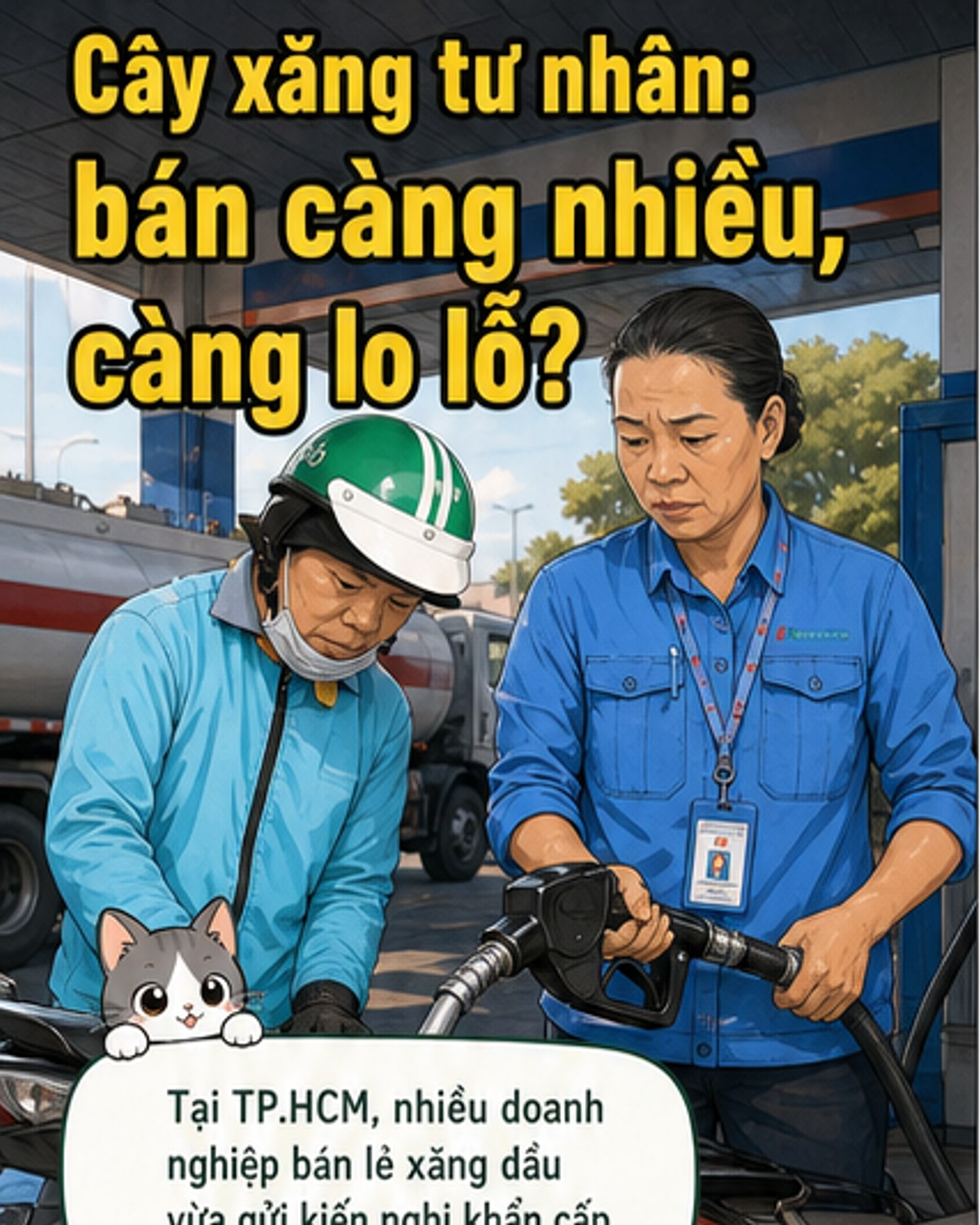 Doanh nghiệp xăng dầu kêu chiết khấu quá thấp