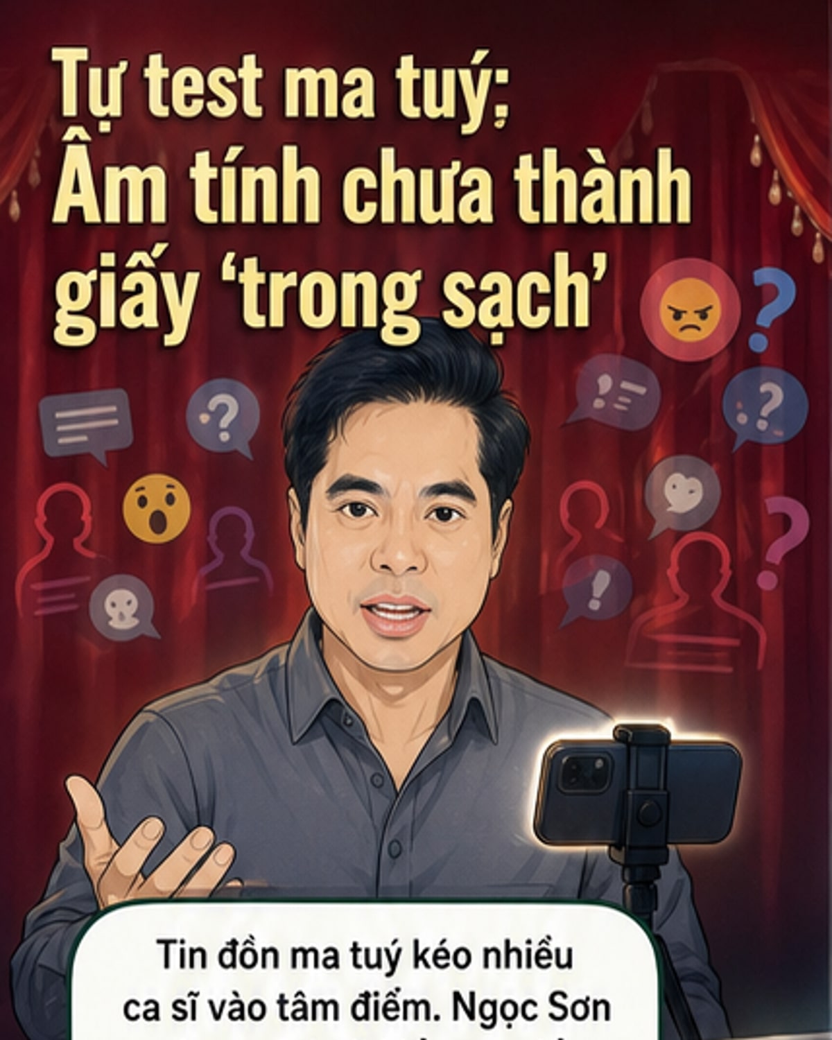 Nghệ sĩ tự test ma túy: Âm tính chưa chắc 'trong sạch' về mặt pháp lý