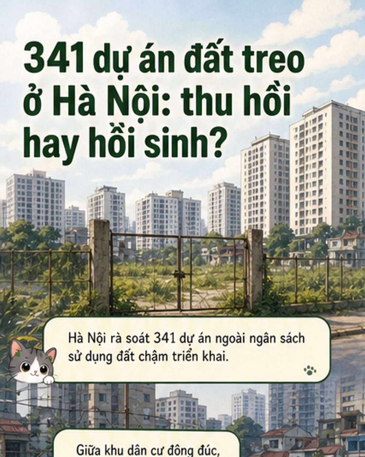 Hà Nội xử lý 341 dự án chậm triển khai