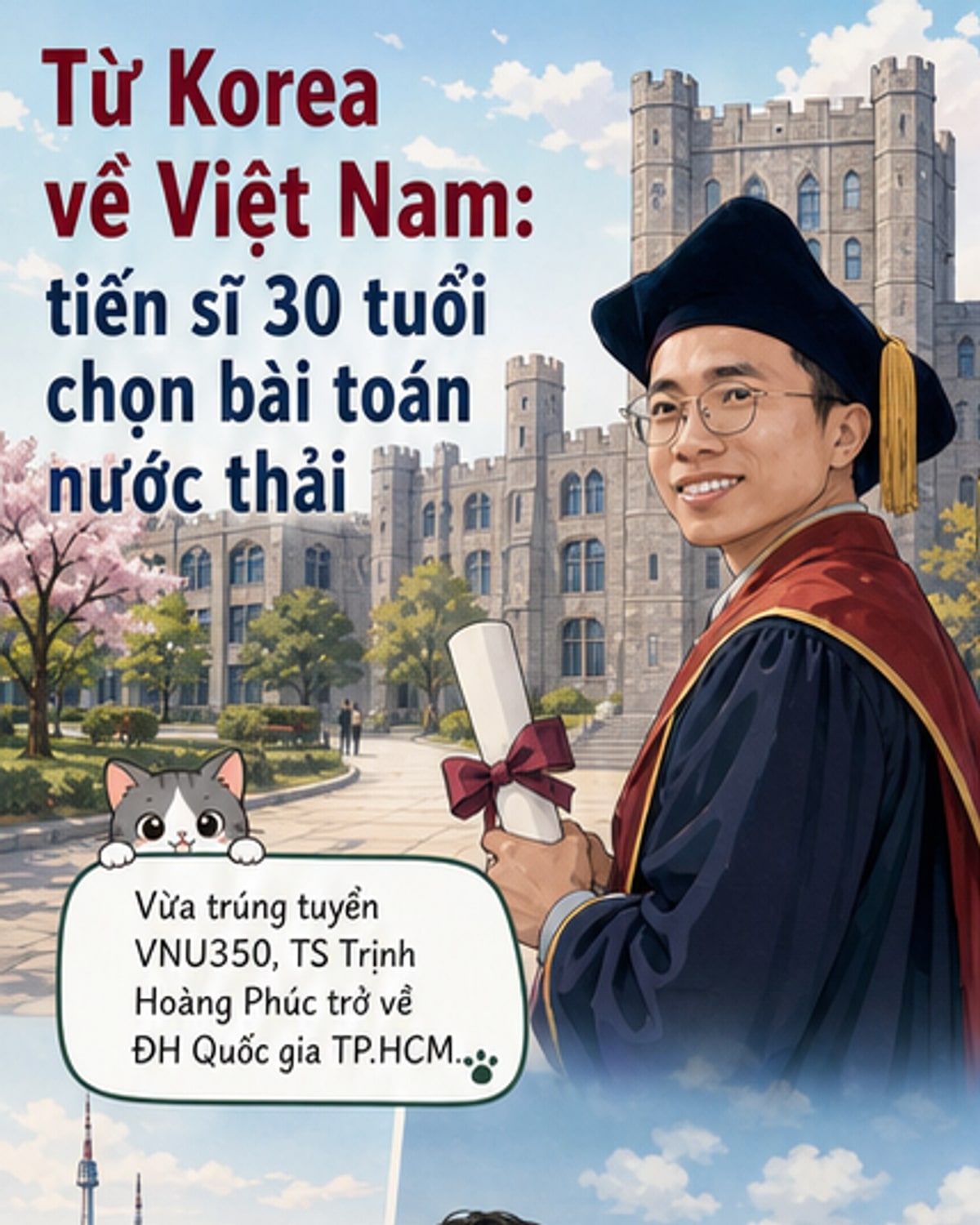 Tiến sĩ trẻ về nước với công nghệ xử lý nước thải tiên tiến