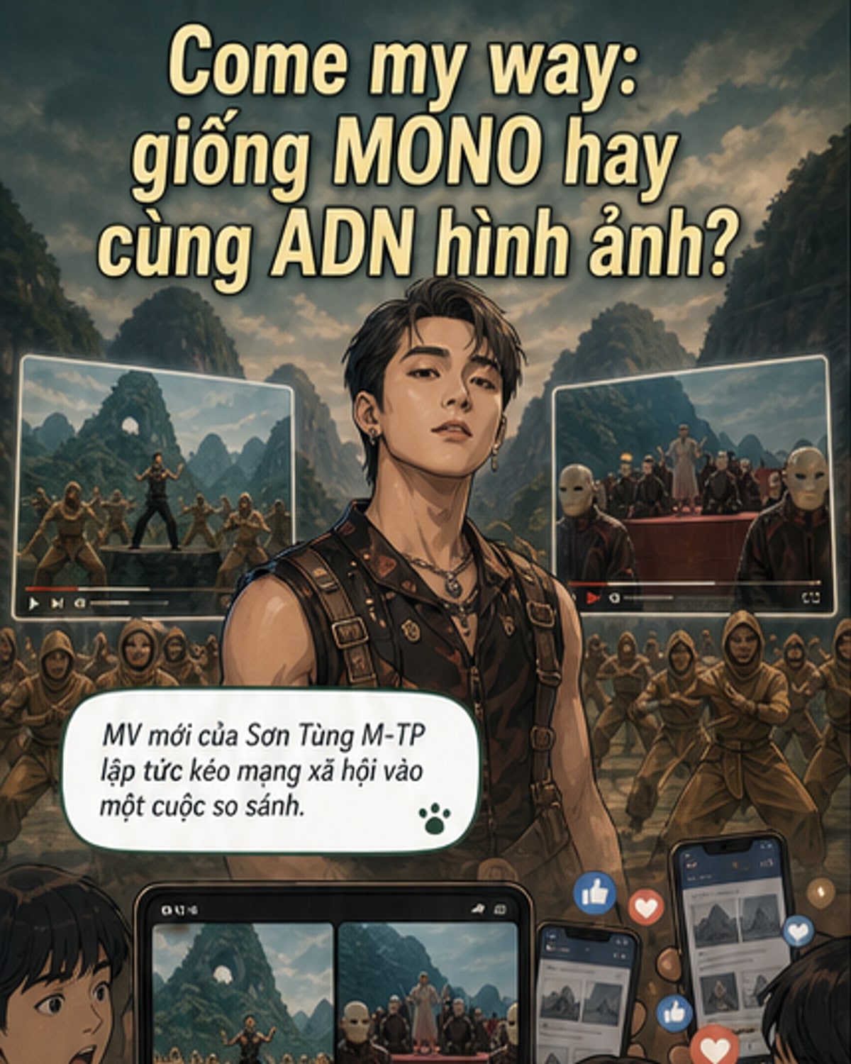 MV mới của Sơn Tùng bị so sánh với MONO