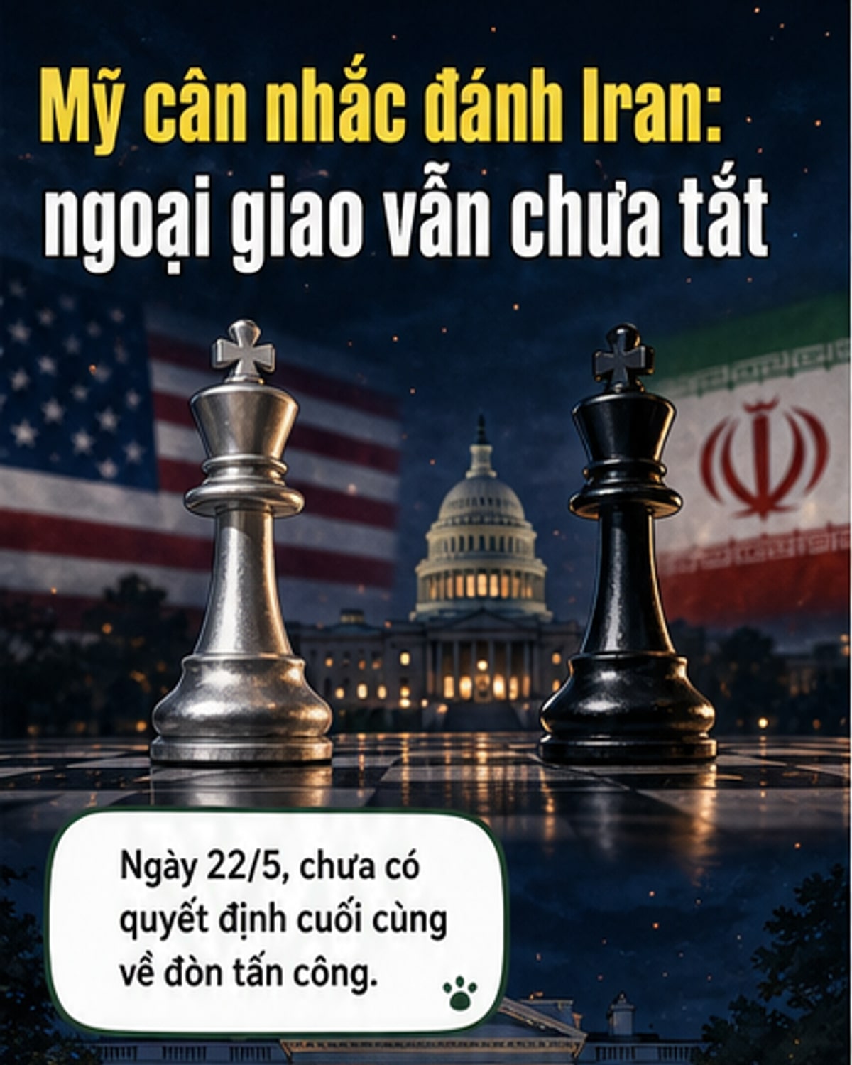 Mỹ cân nhắc tấn công Iran