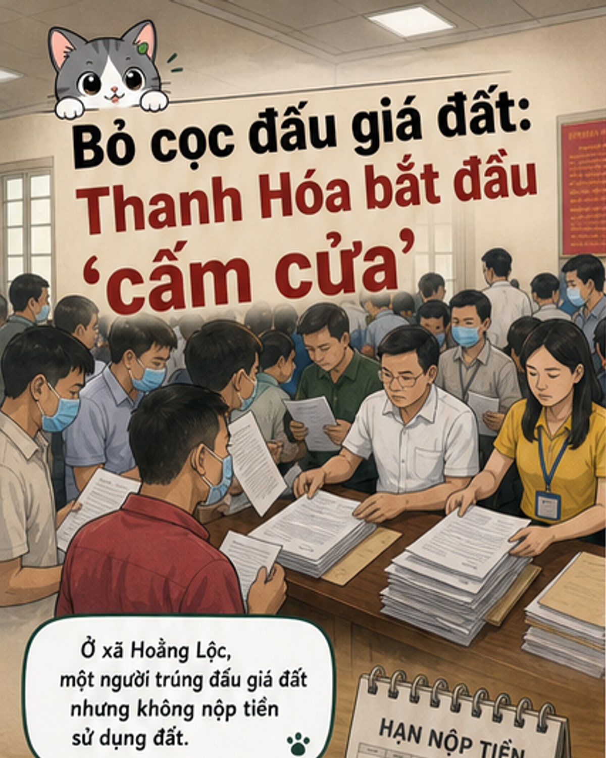 Hết thời 'xí phần rồi bỏ cọc' đấu giá đất