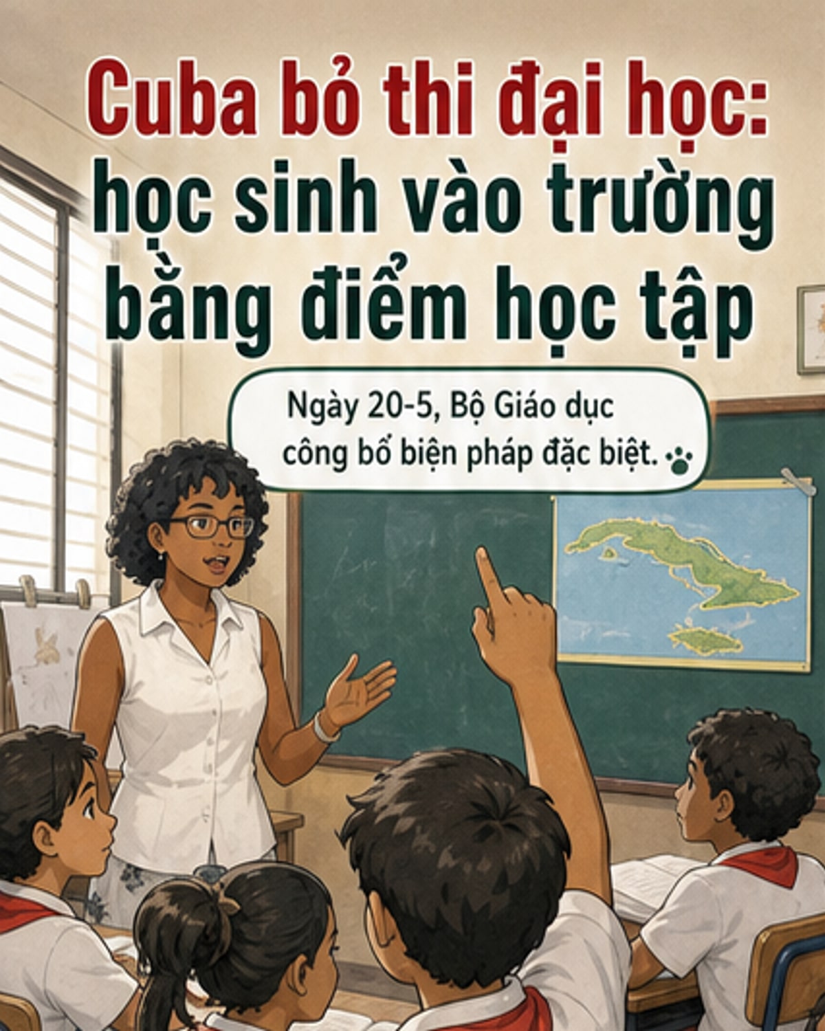 Cuba bãi bỏ kỳ thi đại học