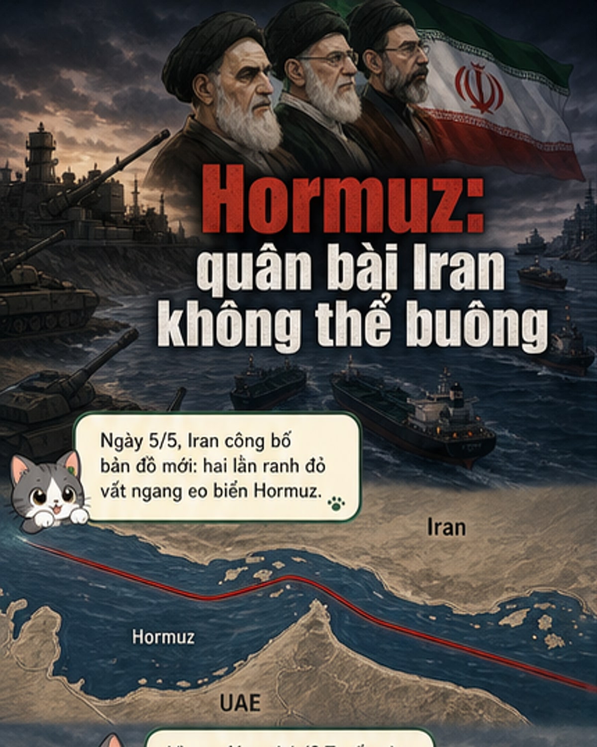 Iran và lá bài chiến lược eo biển Hormuz