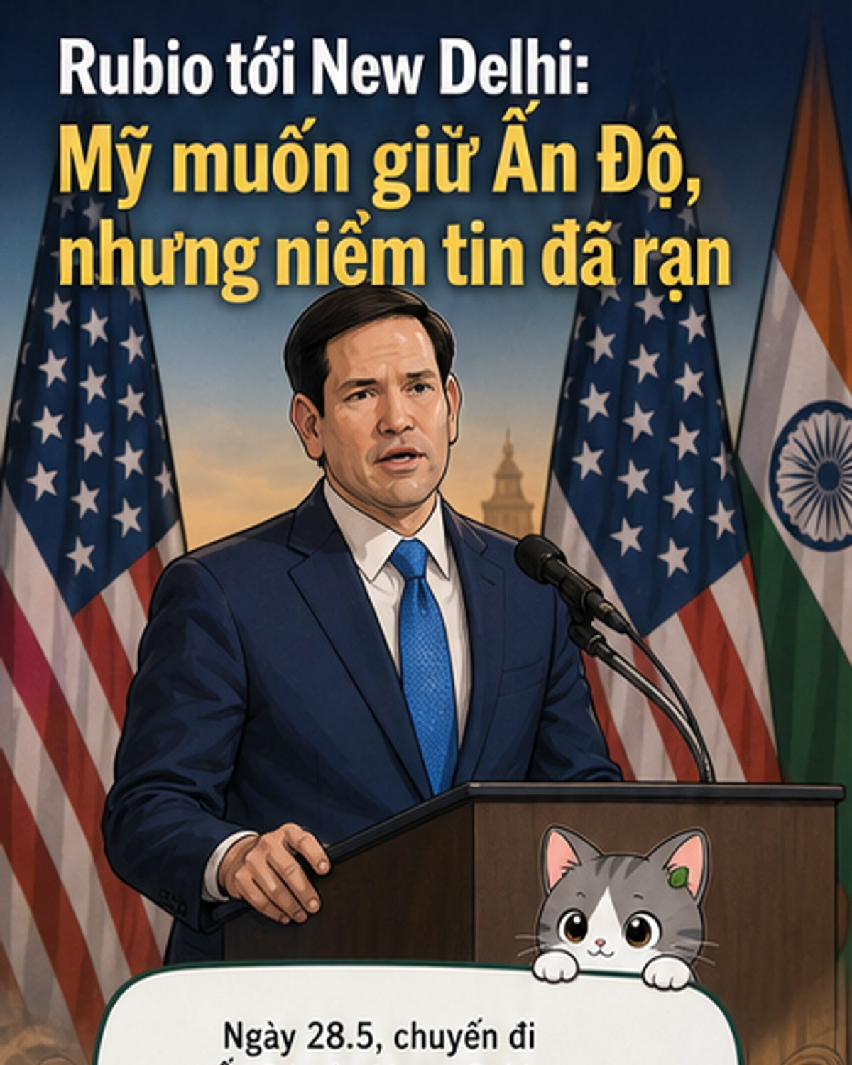 Mỹ - Ấn: Cân bằng không dễ gây dựng