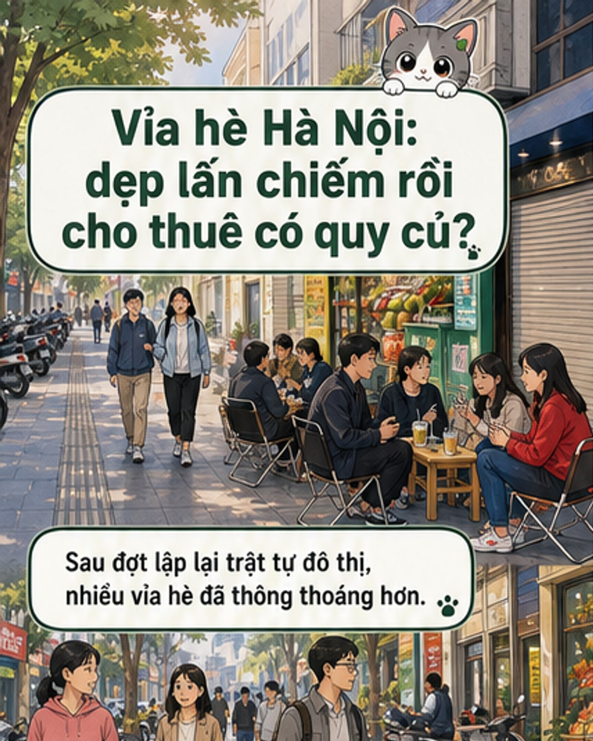 Hà Nội tính thu phí vỉa hè