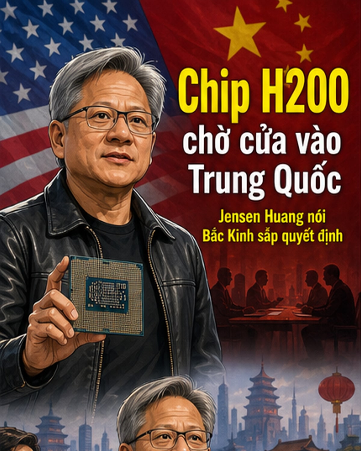 Nvidia kỳ vọng chip H200 được thông quan tại Trung Quốc