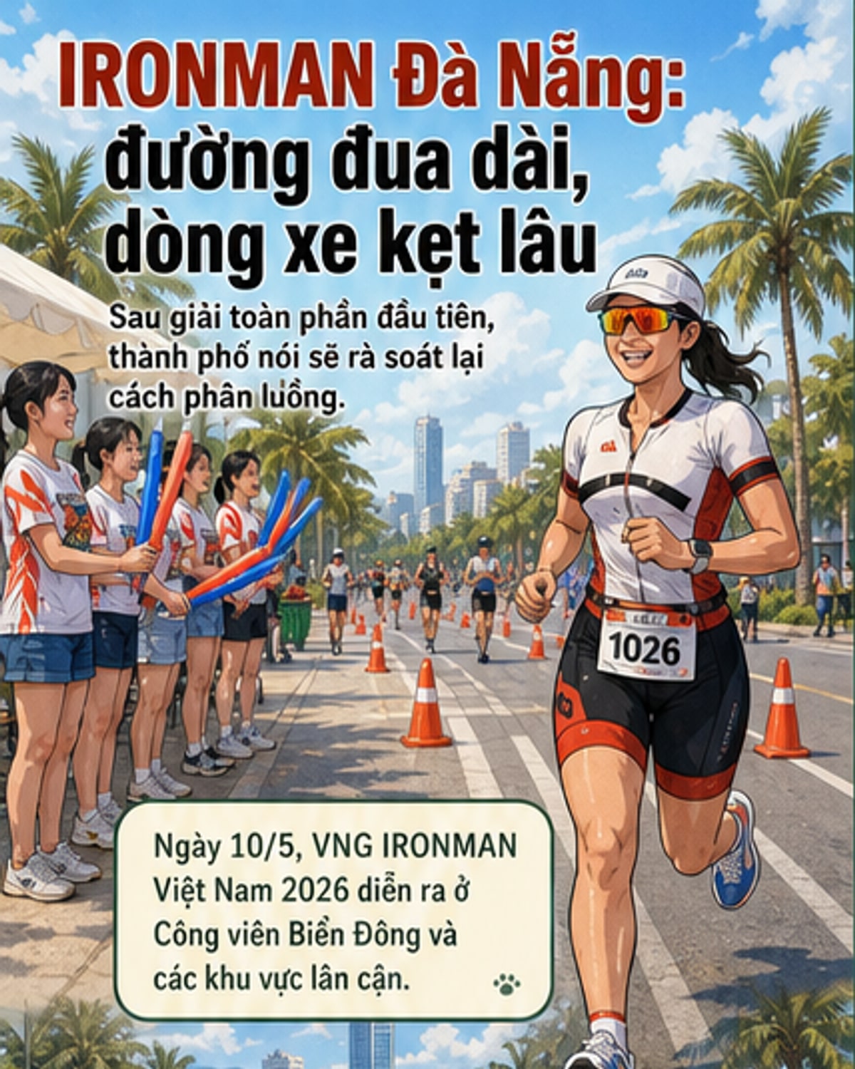 Giải IRONMAN gây kẹt xe ở Đà Nẵng