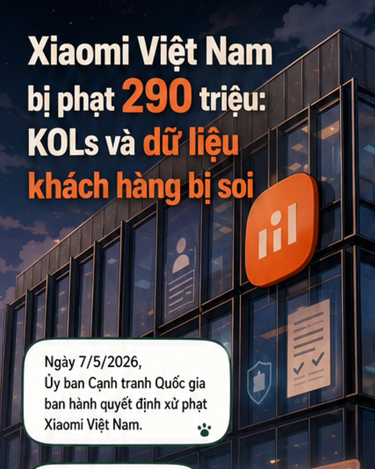 Xiaomi Việt Nam bị phạt 290 triệu