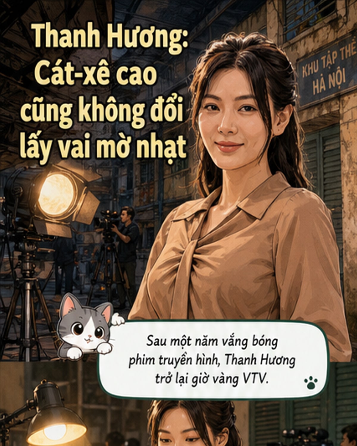 Thanh Hương từ chối vai khách mời dù cát-xê cao