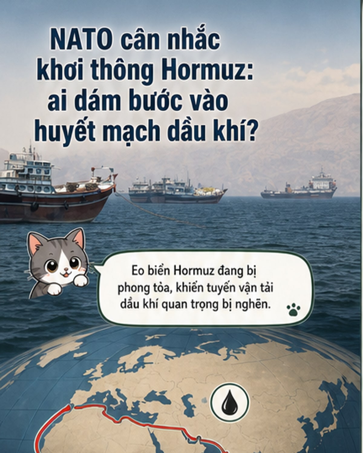 NATO cân nhắc hành động tại Hormuz