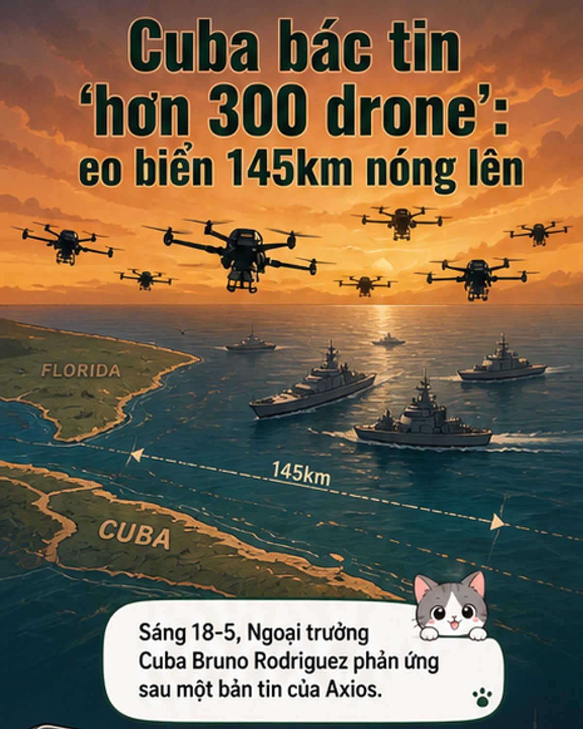 Havana có hơn 300 drone quân sự?