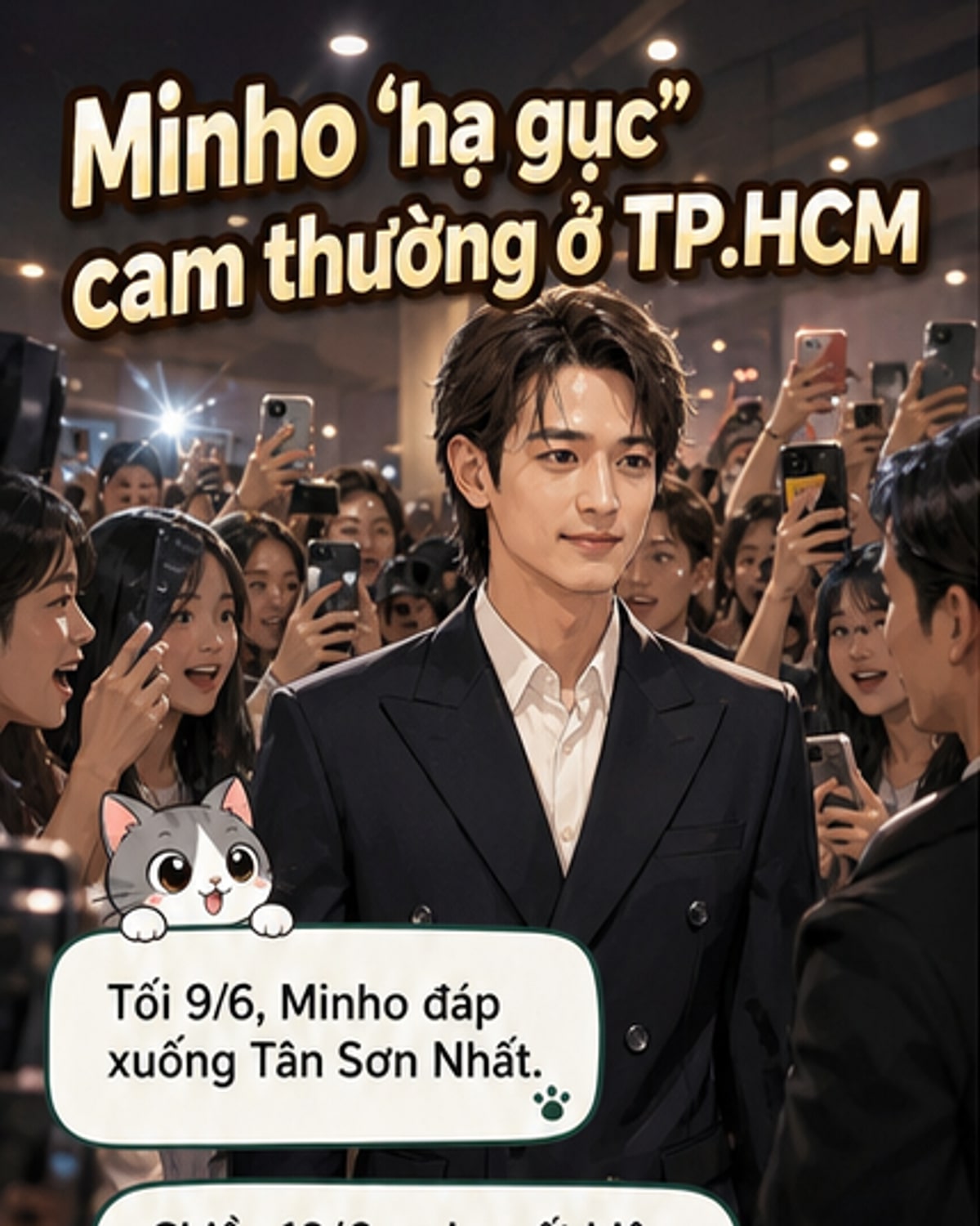 Minho (SHINee) chinh phục fan Việt bằng nhan sắc không góc chết