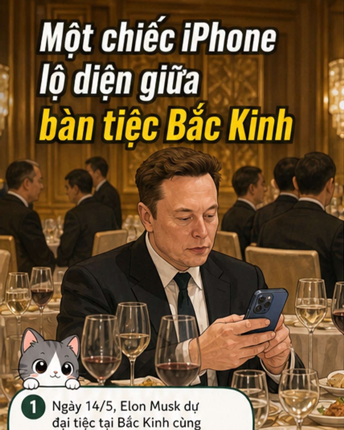 Elon Musk dùng iPhone 17 Pro Max