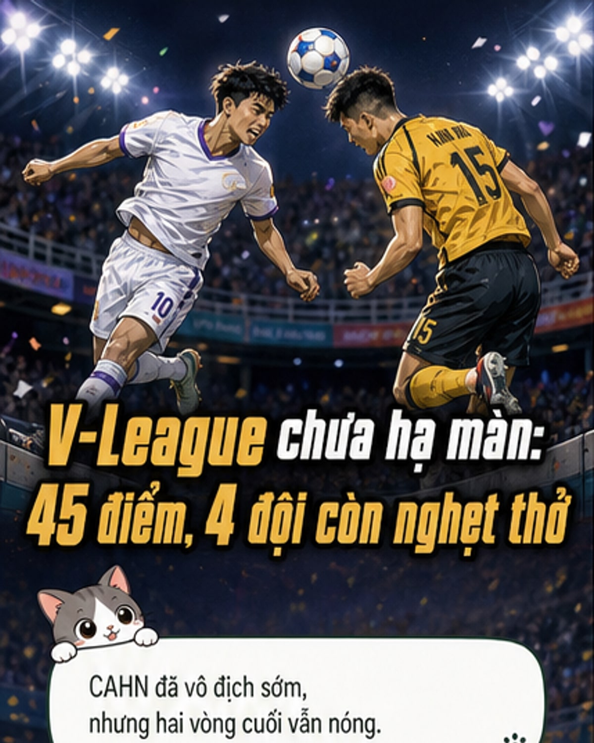 V-League nghẹt thở ở vòng cuối