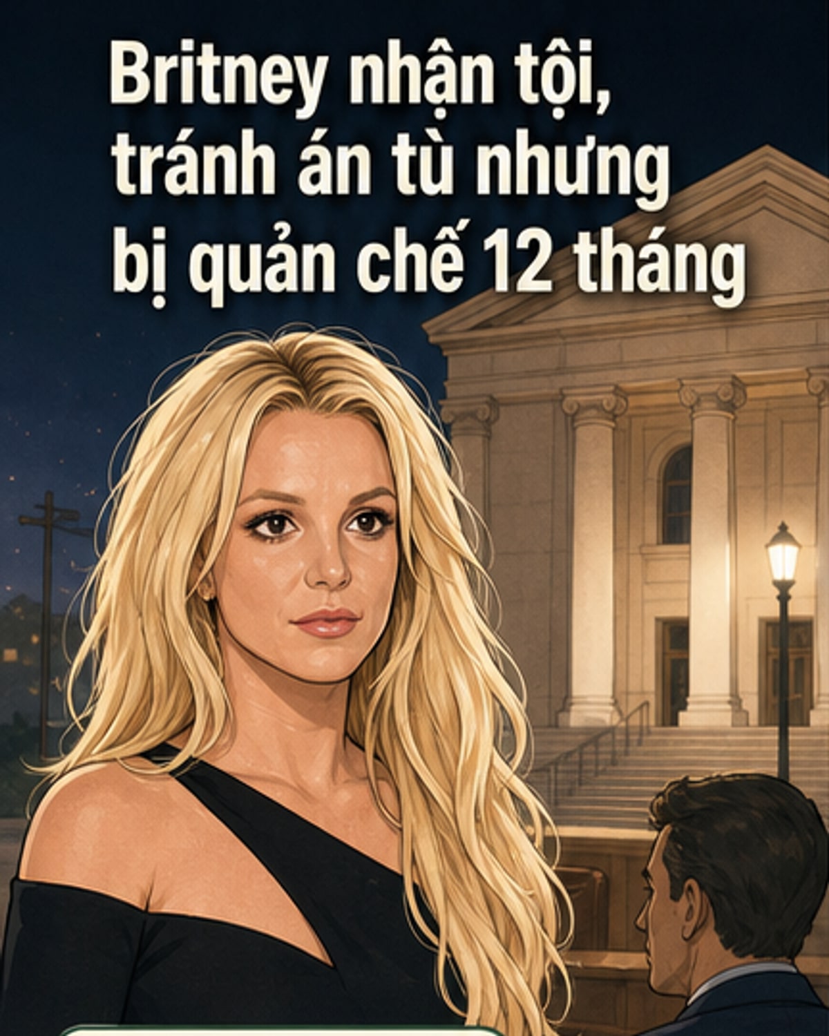 Britney Spears bị tuyên 12 tháng quản chế