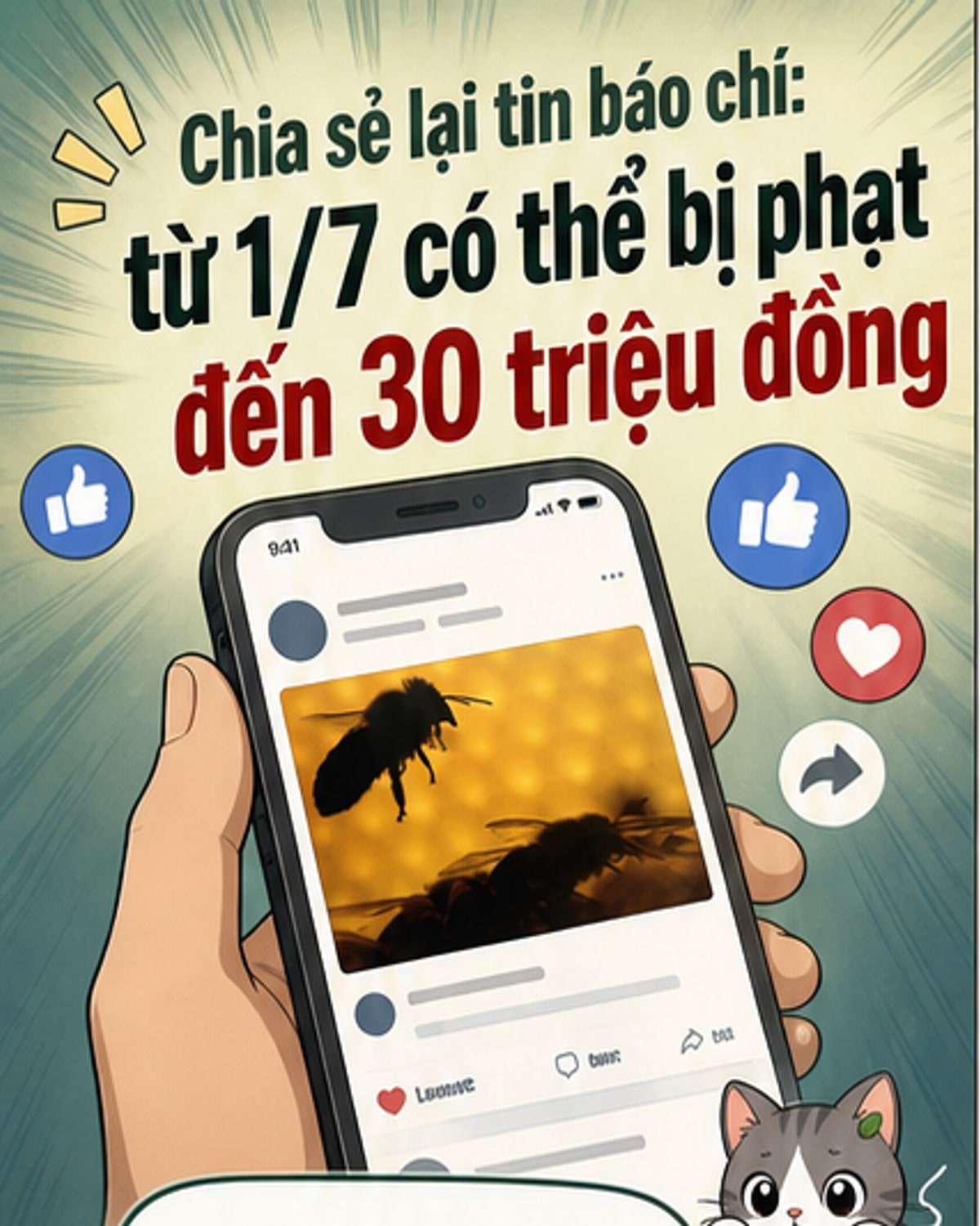 Tự ý chia sẻ báo chí lên mạng bị phạt 30 triệu