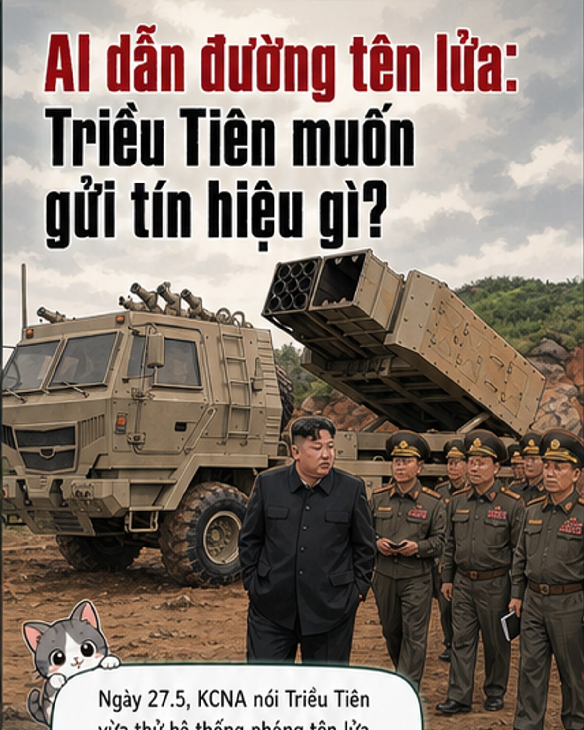Triều Tiên thử tên lửa dẫn đường bằng AI